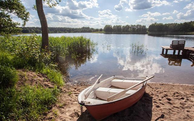 Domwigierski pl - Jeziorki - Comfort-Ferienhaus-Polen - własna linia brzegowa Wysoki Most  Zewnętrze zdjęcie